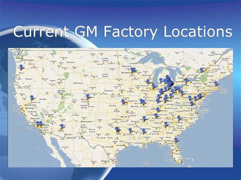 gm factory locations